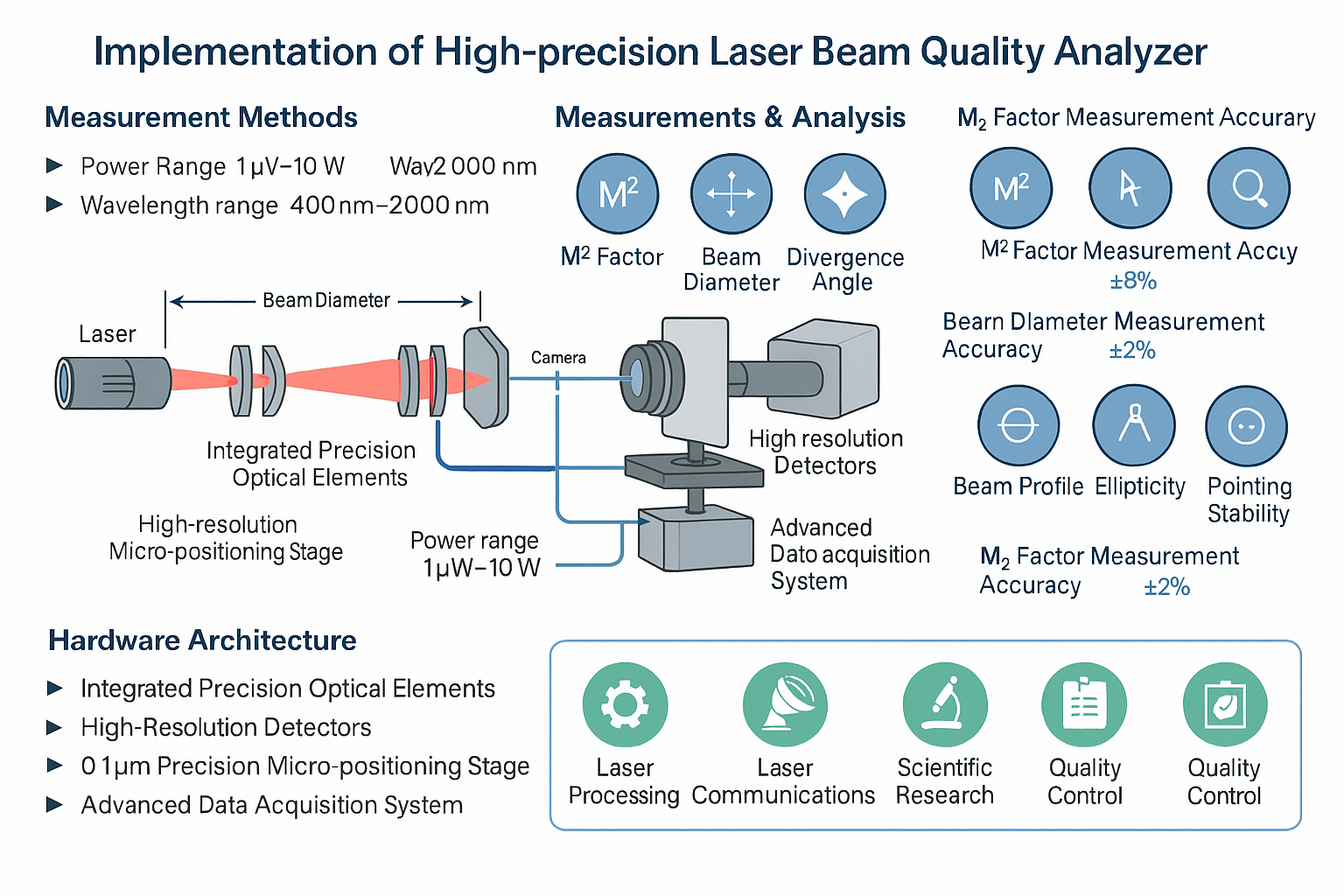 激光光束质量分析仪系统架构图